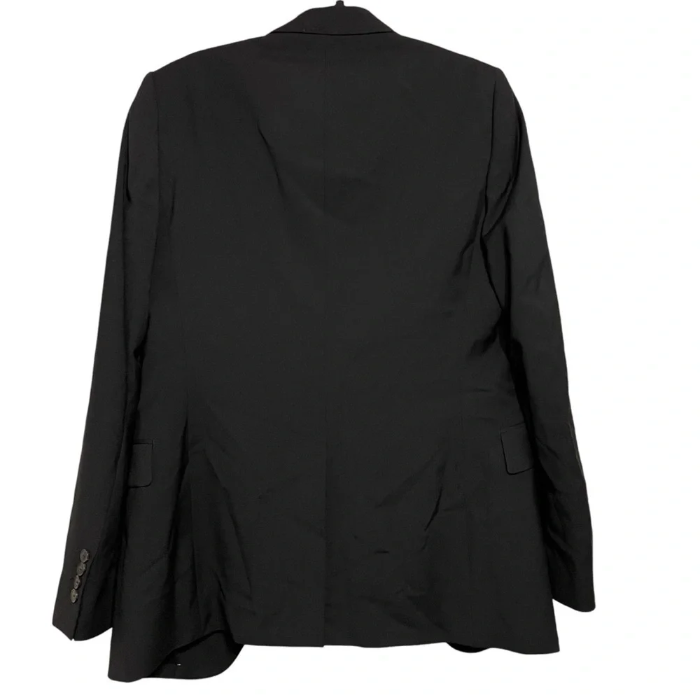 GUCCI Wool Uniform Blazer Solid Black